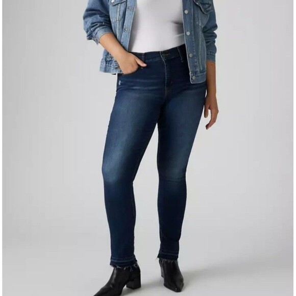 Women's Levi's 311 Shaping Jeans Mid Rise Stretch Skinny Size 32 - Picture 1 of 10